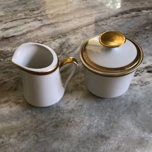 Vintage Cream and Sugar Set